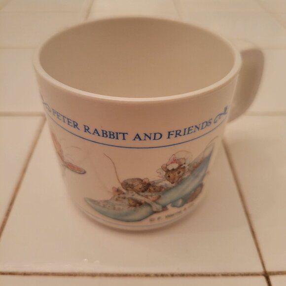Eden Peter Rabbit Friends Plastic Melamine Mug 3 in Baby Nursery Gift - Picture 2 of 6